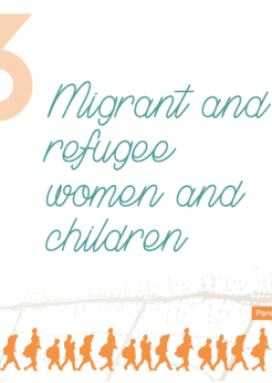 Migrant and refugee women and children